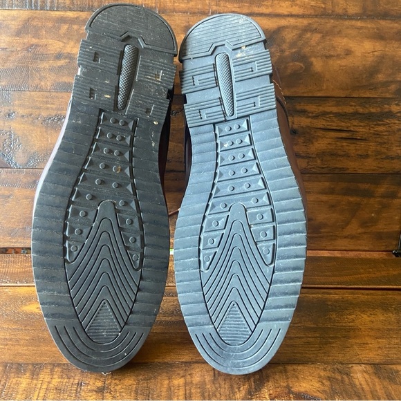 GATSBY Oxford Orthopedic Leather Dress Shoes Black Brown Men’s US Size 13 - Picture 5 of 8